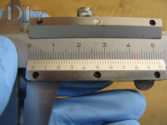 Carburateur Zenith 32 IF2 Mesure de la nouvelle membrane de l'enrichisseur