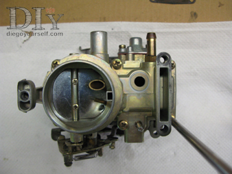 Carburateur Zenith 32 IF2 Serrage du couvercle