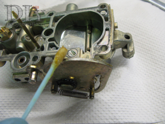 Carburateur Zenith 32 IF2 Graissez la commande du starter