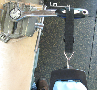 Couple de serrage : montage sur une clé à cliquets