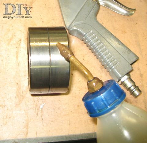 Remontage du porte-fusée : huile