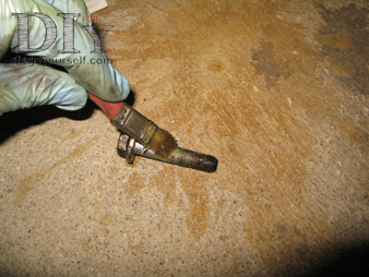 Repose du porte-fusée : jambe de suspension