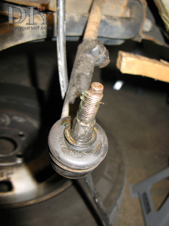 Repose du porte-fusée : rotule de direction