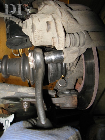 Etrier de freins : repose