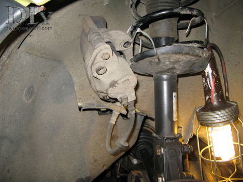 Etrier de frein : dépose