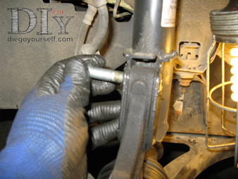 Porte-fusée : dépose