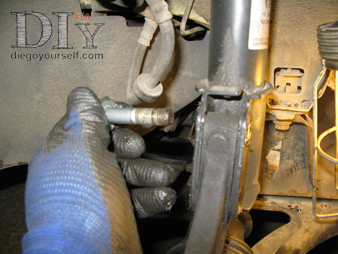 Porte-fusée : dépose