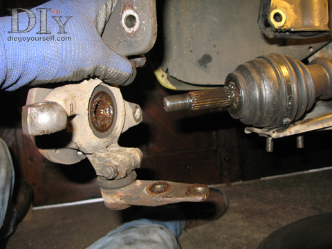 Porte-fusée : dépose