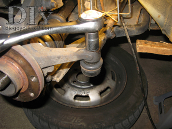 Rotule de direction : dépose