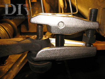 Rotule de direction : dépose