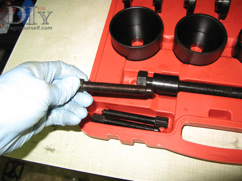 Roulement : extraction du moyeu