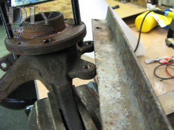 Roulement : extraction du moyeu