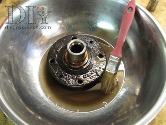 Roulement : extraction du roulement sur moyeu