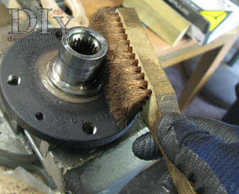 Roulement : extraction du roulement sur moyeu