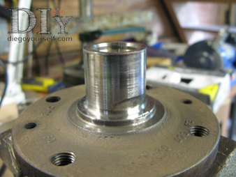 Roulement : extraction du roulement sur moyeu