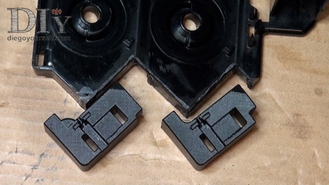 Découpe propre, kits posés en face