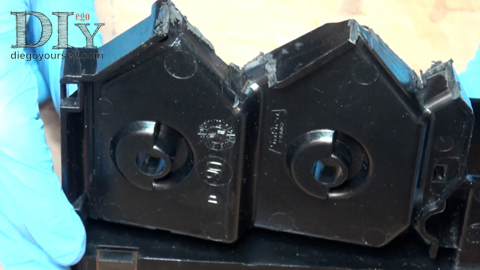 Découpez les anciens supports