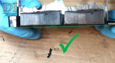 Kit correctement positionné