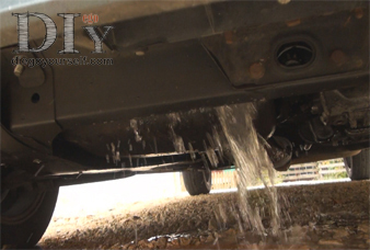 Rinçage du circuit de refroidissement