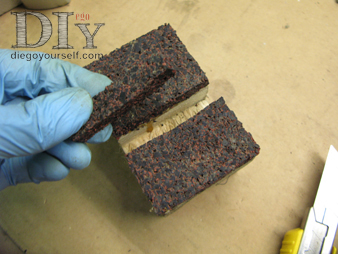 Découpe du caoutchouc