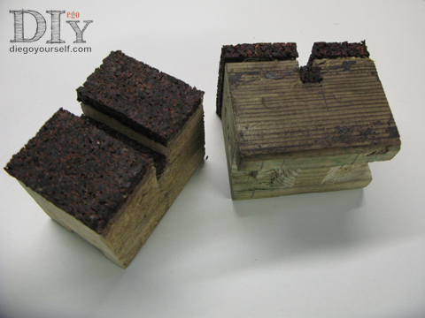 Découpe du caoutchouc