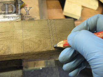 Marquage du bois pour découpe