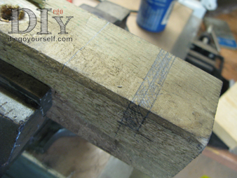 Marquage du bois pour découpe