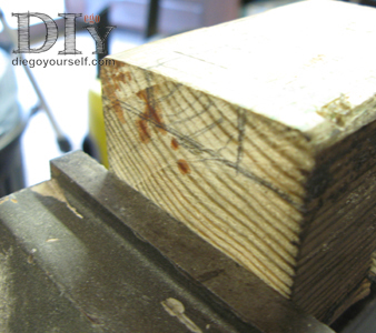 Marquage de la tête de la chandelle