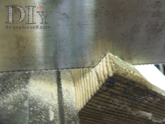 Taille du négatif de la tête de chandelle