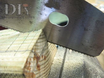 Taille du négatif de la tête de chandelle