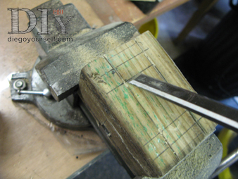 Taille du négatif de la tête de chandelle