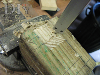 Taille du négatif de la tête de chandelle