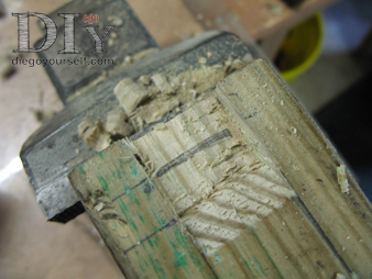 Taille du négatif de la tête de chandelle