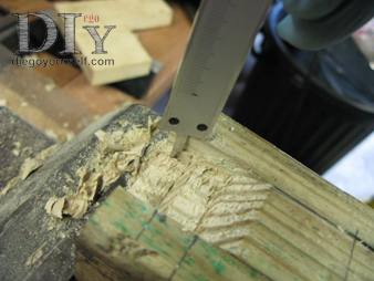 Taille du négatif de la tête de chandelle