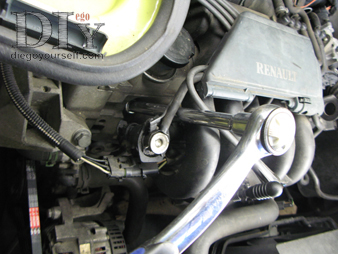 Dépose d'une bougie