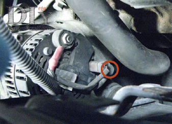 Dépose de la courroie d'accessoires