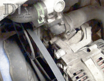 Repose de la courroie d'accessoires