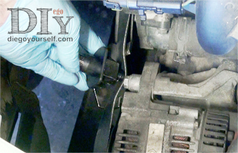 Repose de la courroie d'accessoires