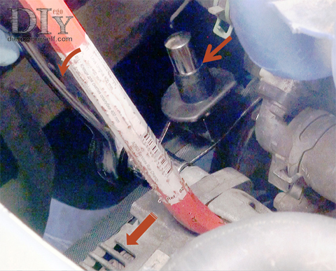 Repose de la courroie d'accessoires