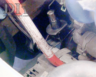 Repose de la courroie d'accessoires