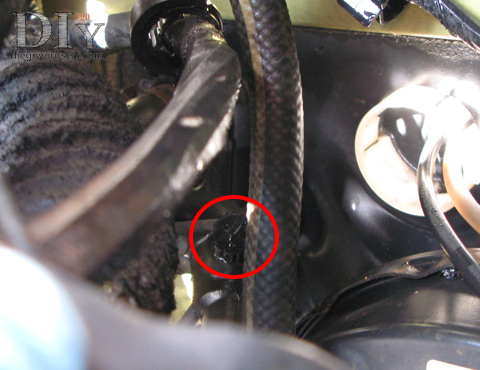 Ouverture des vis de purge