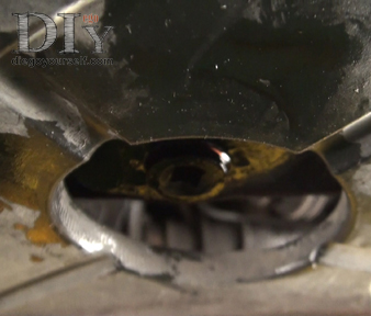 Repose du bouchon de vidange avec joint neuf