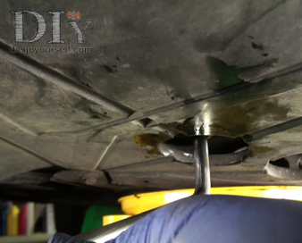 Repose du bouchon de vidange avec joint neuf