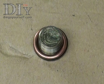 Pose du joint en cuivre à écrasement