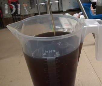 Remplir avec la nouvelle huile