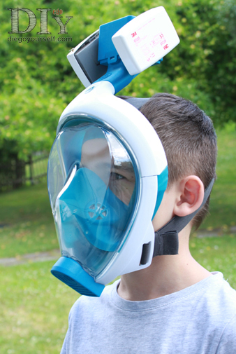 Masque en utilisation