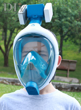 Masque en utilisation